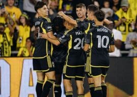 DeJuan Jones scores against former team, Alexandru Mățan scores hattrick, New England lose 4-0 to Columbus