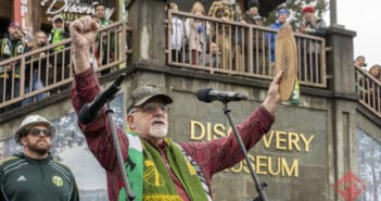 The Blessing of the Log at Portland’s World Forestry Center