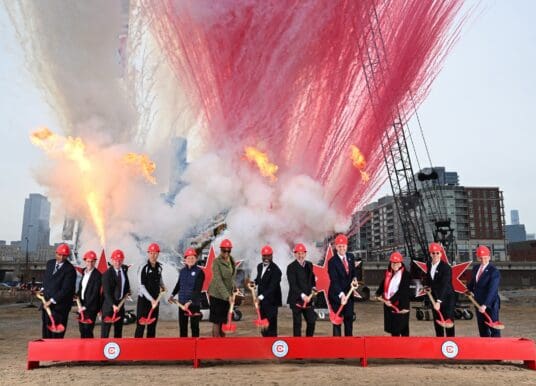 Fire begin groundbreaking on new stadium