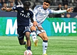 Whitecaps suffer first league defeat