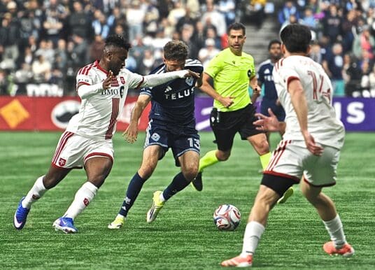 Whitecaps ease past Toronto FC